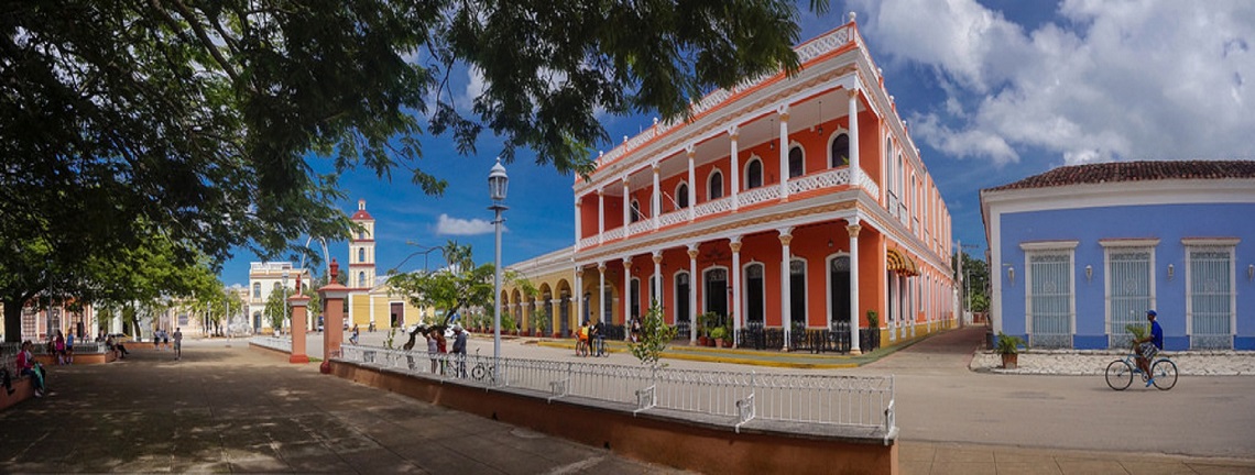 Architecture, centre historique de Remedios, Villa Clara.